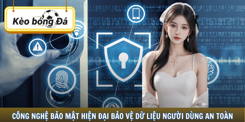 Công nghệ bảo mật hiện đại bảo vệ dữ liệu người dùng an toàn