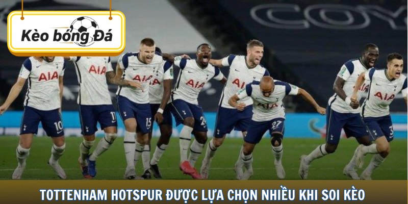 Tottenham Hotspur được lựa chọn nhiều khi soi kèo 